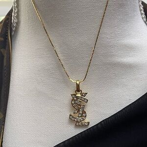 YSL pendant necklace 💯 auth.